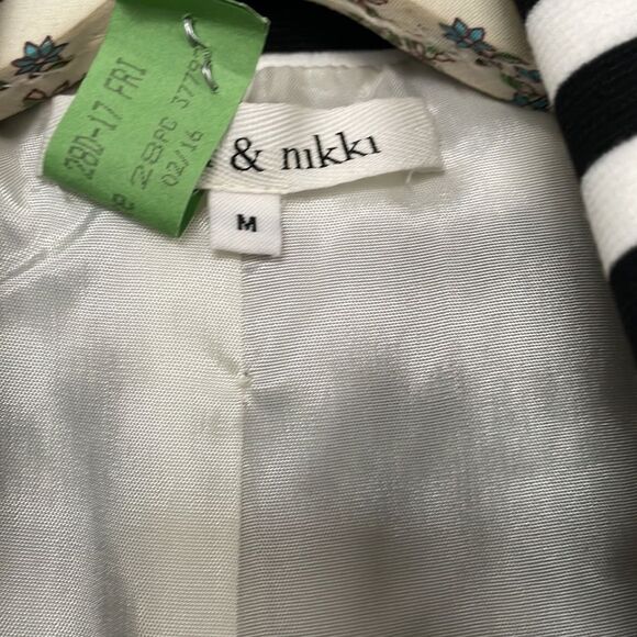 Robbi & Nikki by Robert Rodriguez striped blazer size medium - Picture 6 of 17